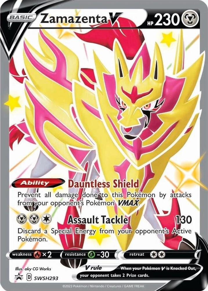 Zamazenta V (Shiny) – SWSH293 SWSH Black Star Promo (Near Mint)